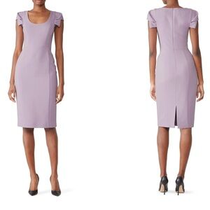 Black Halo Lilac Amelie Sheath Dress Womens Size 0